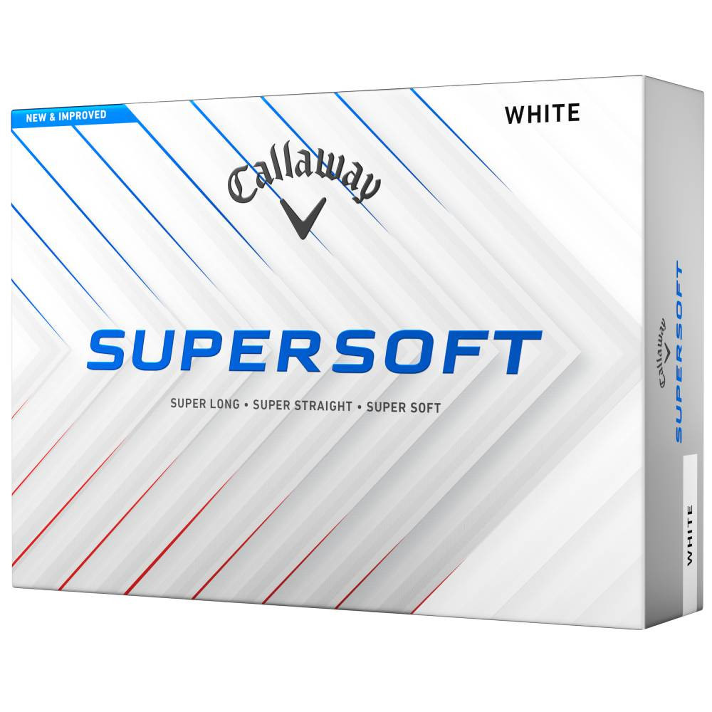 Callaway Supersoft - 2026 White Callaway_Supersoft_2026_White_Black_Sale