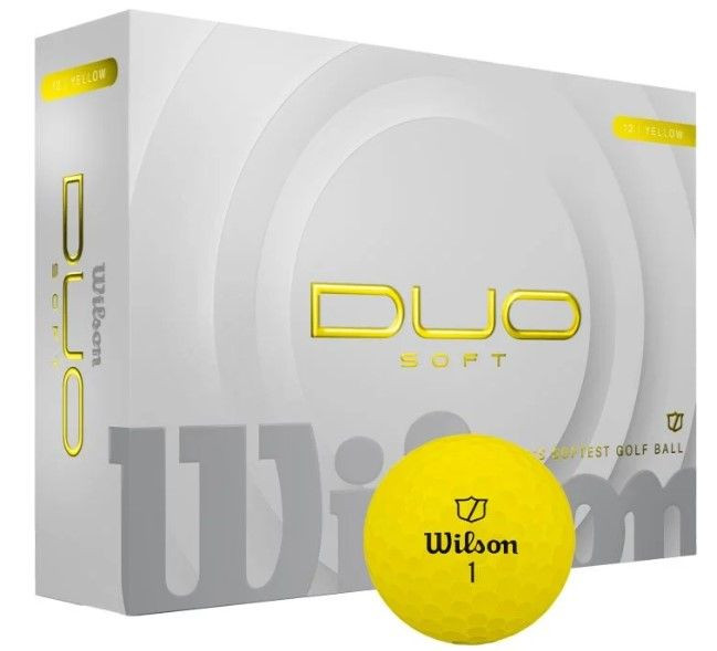 Wilson Staff Duo Soft - Gelb Wilson-DuoSoft-Bälle_Gelb