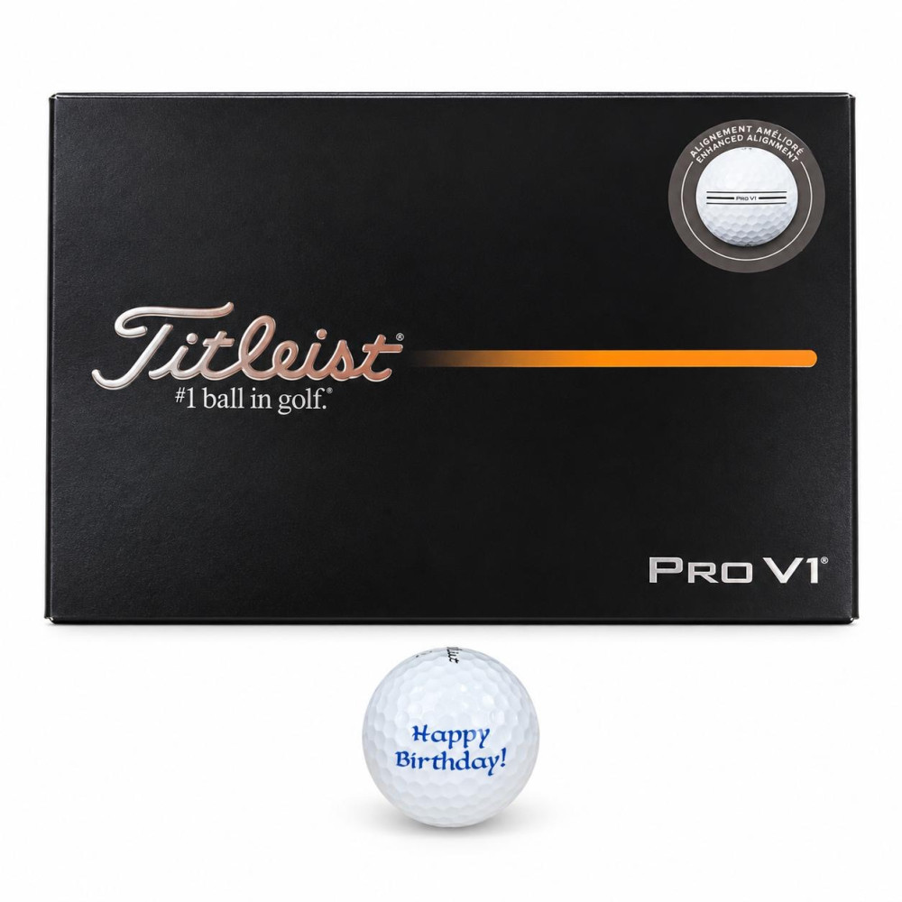 Titleist Pro V1 Happy Birthday Bälle Titleist_Pro_V1_Happy_Birthday_Bälle