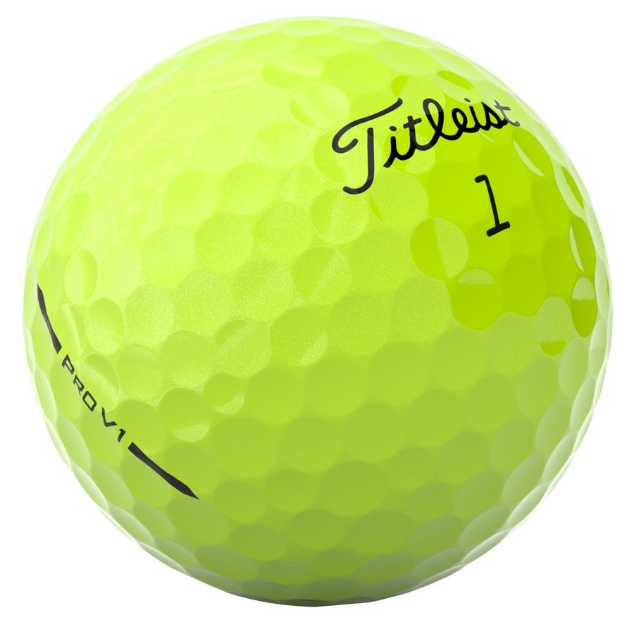 Titleist Pro V1 (2025) - yellow Titleist-Pro-V1_1-4_yellow_2025