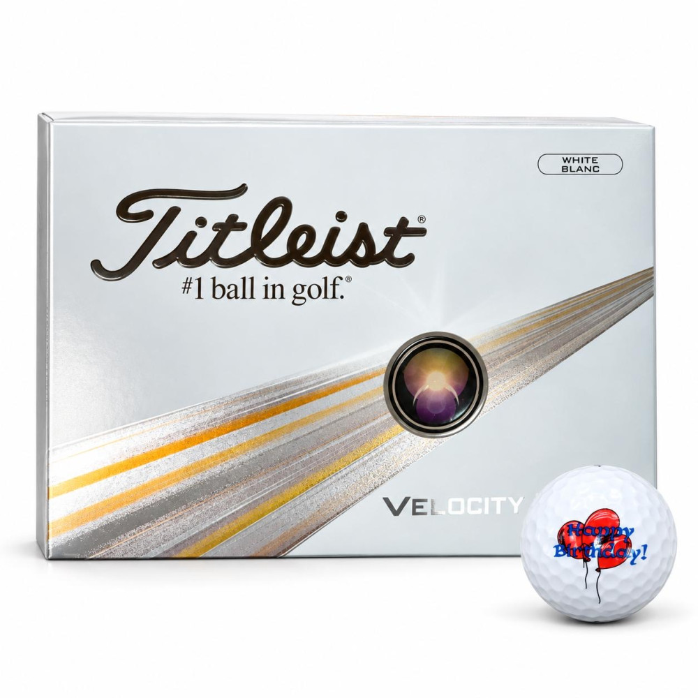 Titleist Velocity Happy Birthday Bälle Titleist_Velocity_Happy_Birthday_Bälle