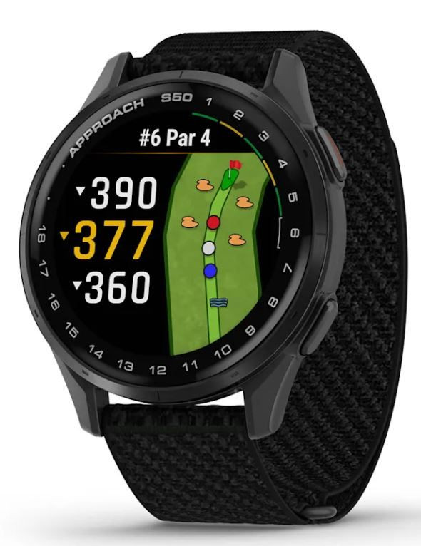 Garmin Approach® S50 Schwarz Aluminium Garmin-S50-Schwarz-Alu