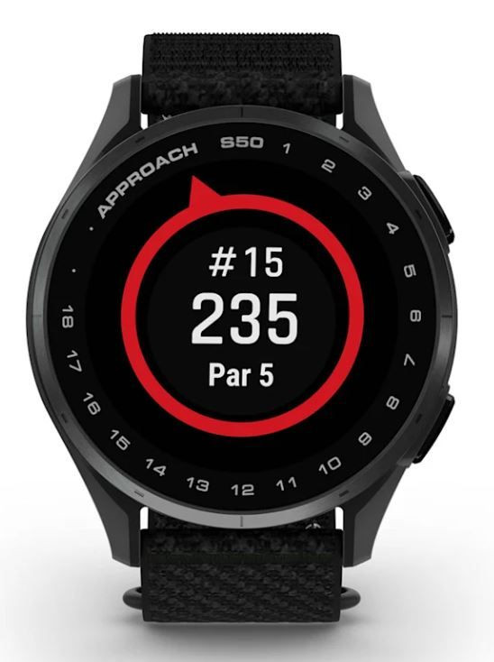 Garmin Approach® S50 Schwarz Aluminium Garmin-S50-Schwarz-Alu