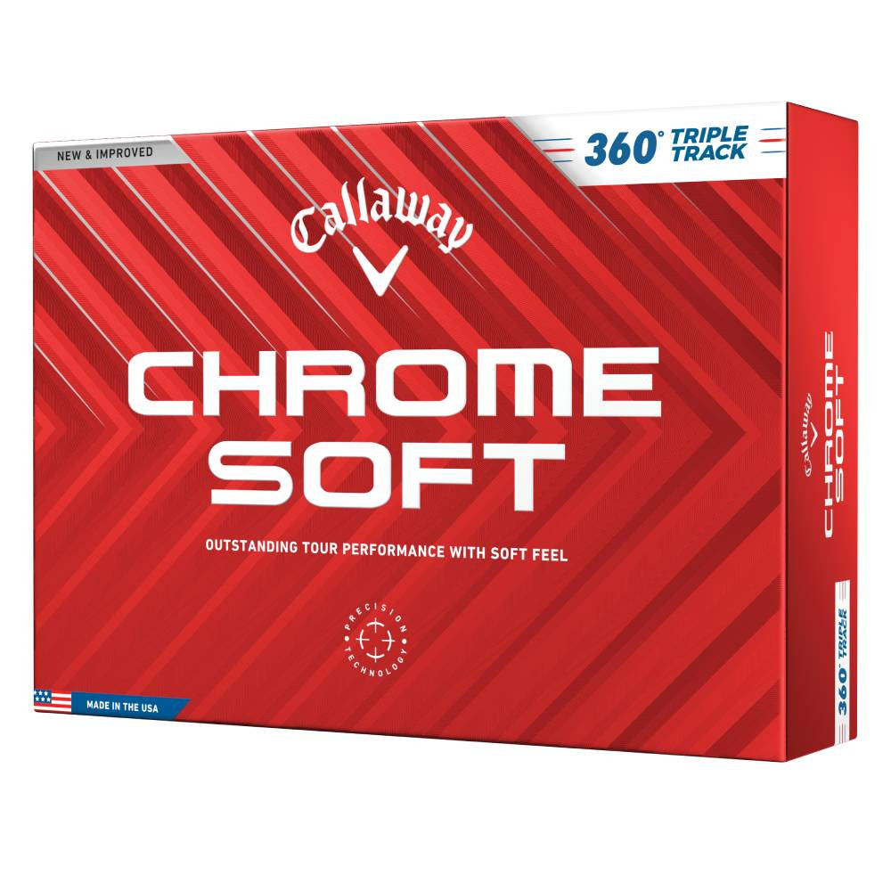 Chrome Soft 360 Triple Track Golfbälle balls-chrome-soft-360-triple-track_white