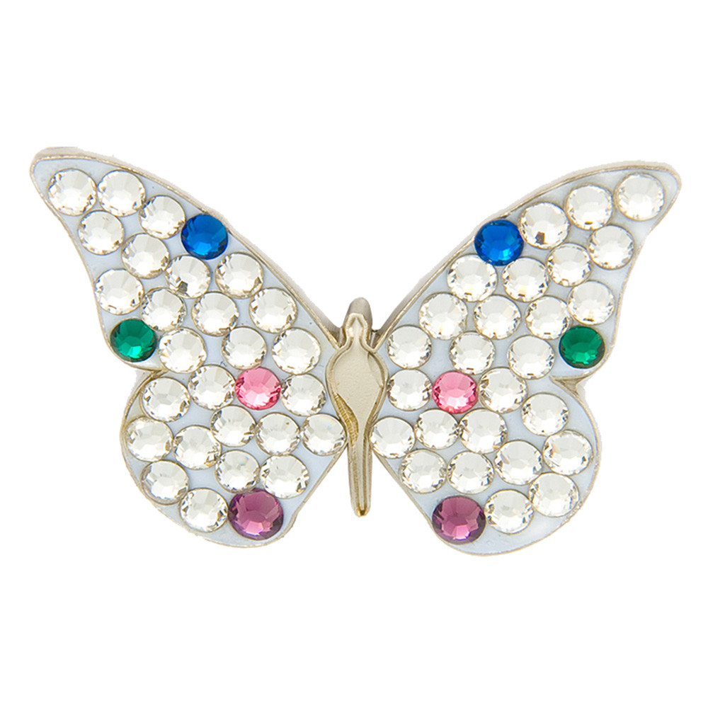 Magnetballmarker Swarovski Schmetterling hell Magnetballmarker_Swarovski_Schmetterling_hell