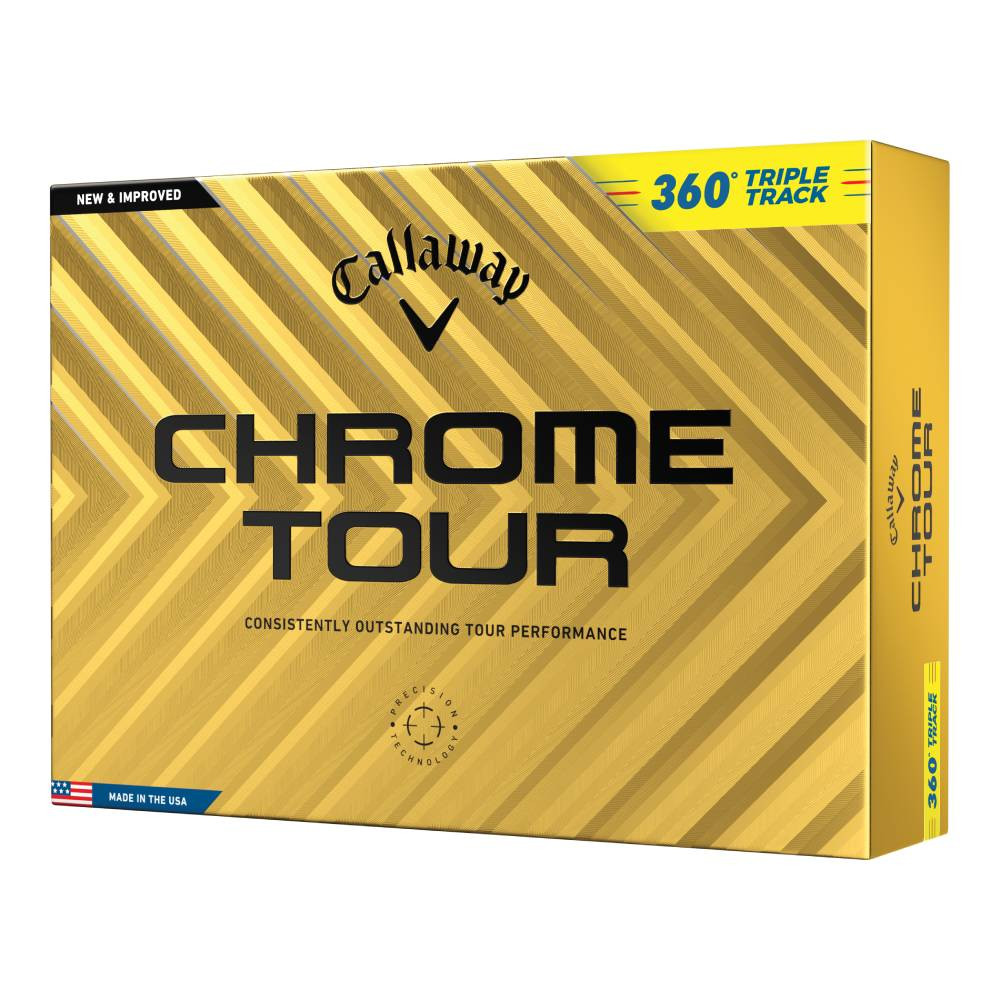 Chrome Tour 360 Triple Track Yellow Golfbälle balls-chrome-tour-360-triple-track-yellow_1