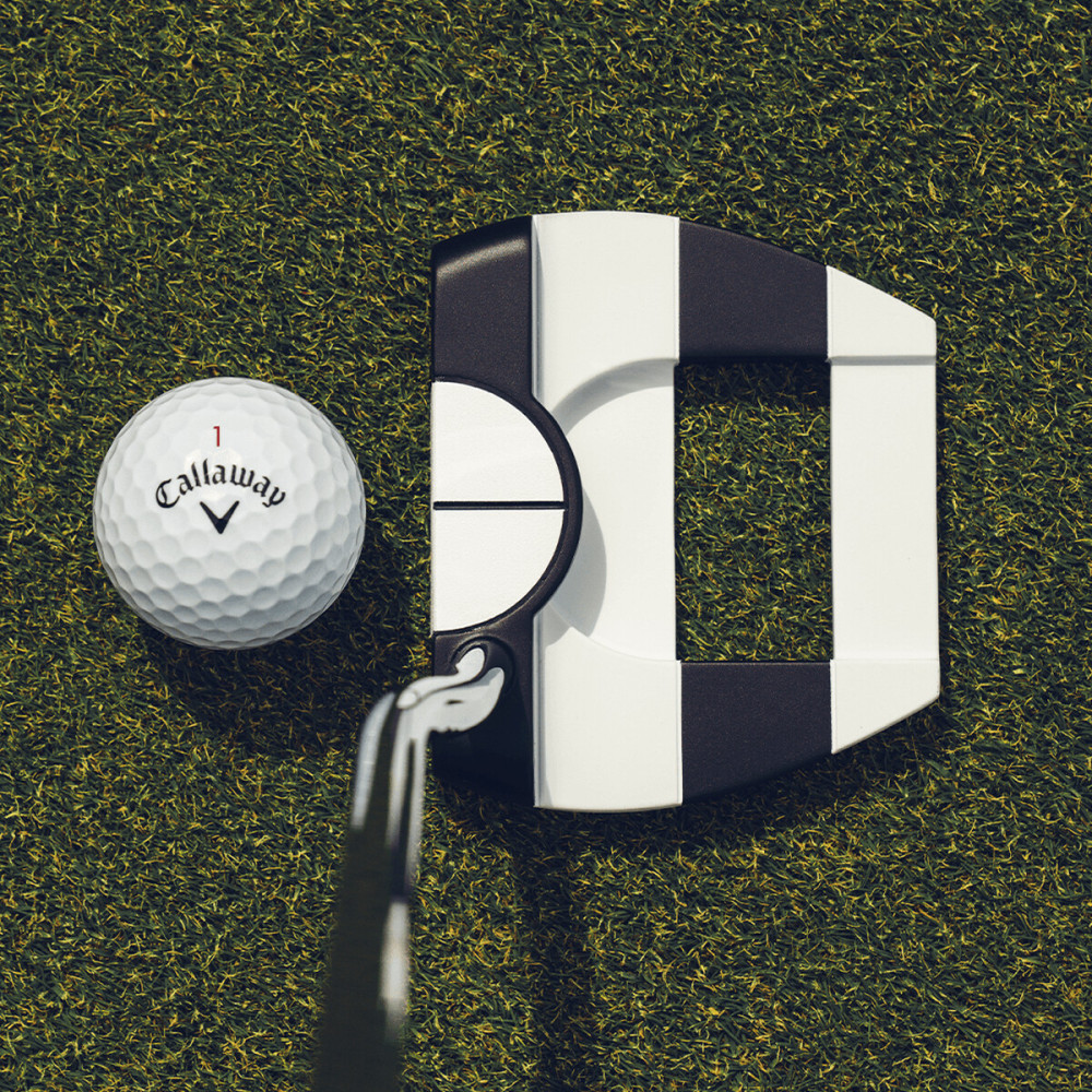 Odyssey Linkshand Putter Ai-DUAL Jailbird Mini ½ Ball Odyssey_AI-DUAL_Jailbird_Mini_1/2_Ball_Putter