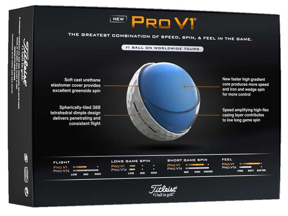 Titleist Pro V1 (2025) - white Titleist-Pro-V1_1-4_white_2025_