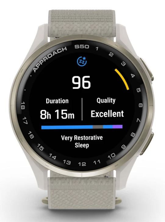 Garmin Approach® S50 Elfenbein/Cremegold Garmin-S50-Elfenbein