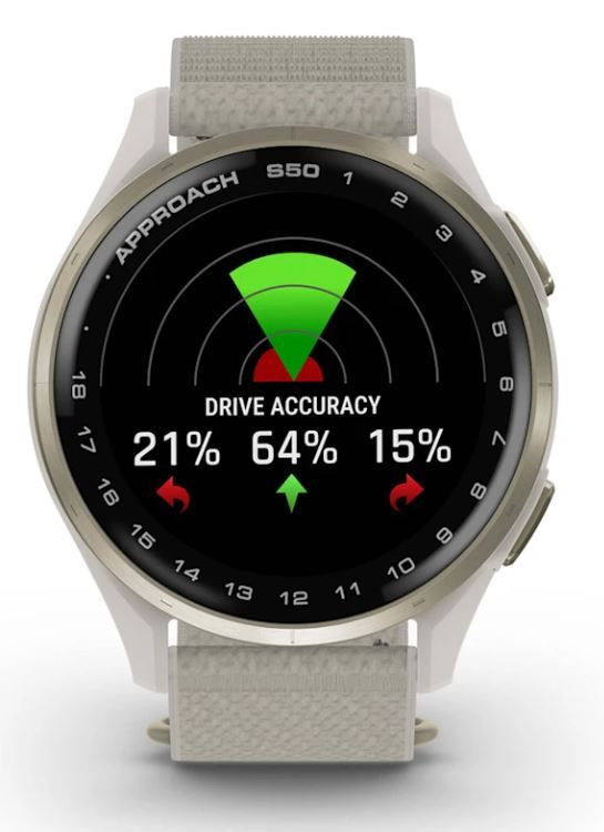 Garmin Approach® S50 Elfenbein/Cremegold Garmin-S50-Elfenbein