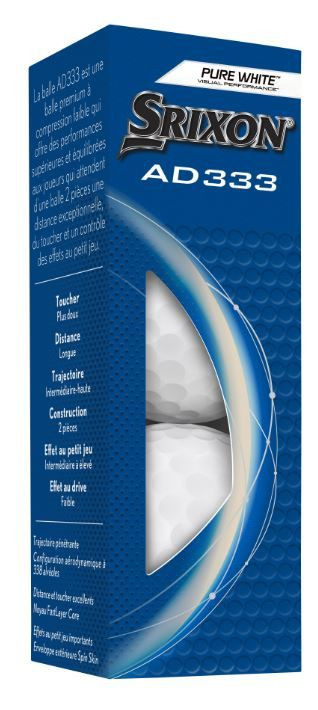 Srixon AD333 weiss SR-AD333-24-w