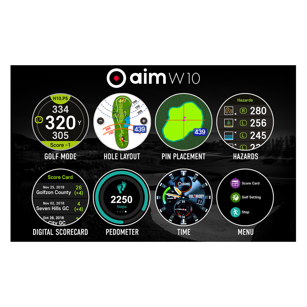 aim W10 Golf Watch S17-A2010