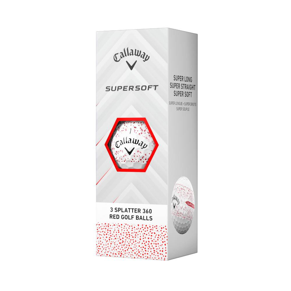 Callaway Supersoft Splatter Rot 6419362128220