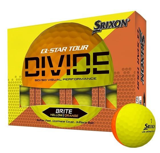 Srixon Q-Star Tour Divide - Orange-Gelb 10345403