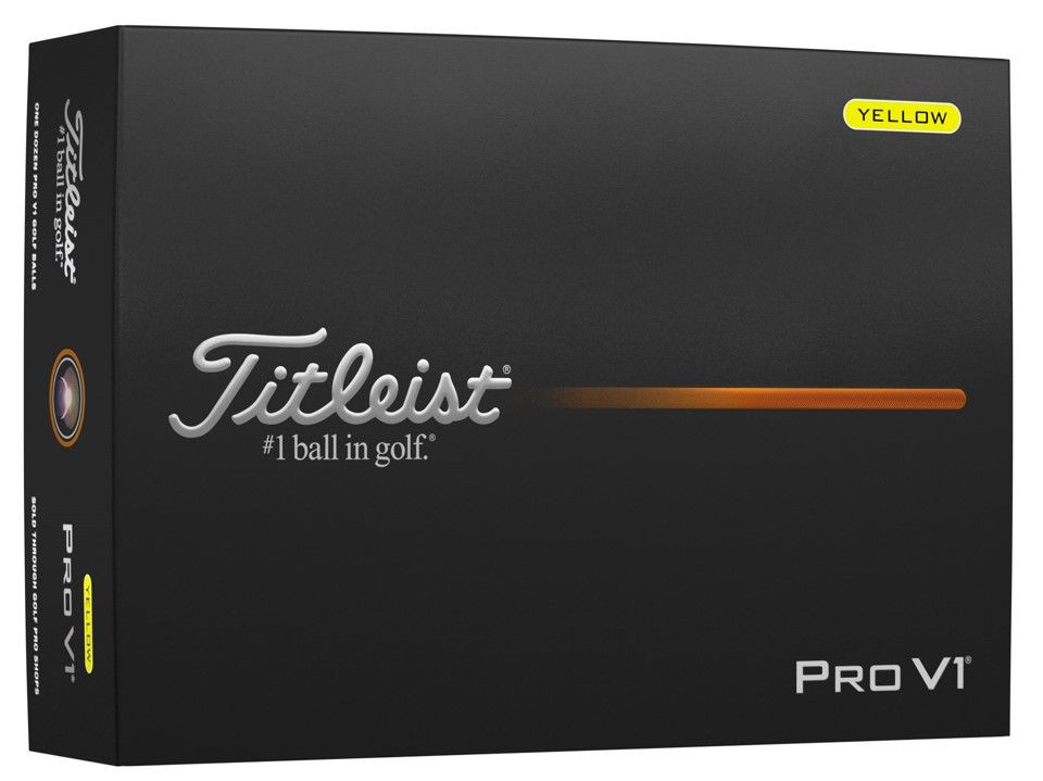 Titleist Pro V1 (2025) - yellow Titleist-Pro-V1_1-4_yellow_2025