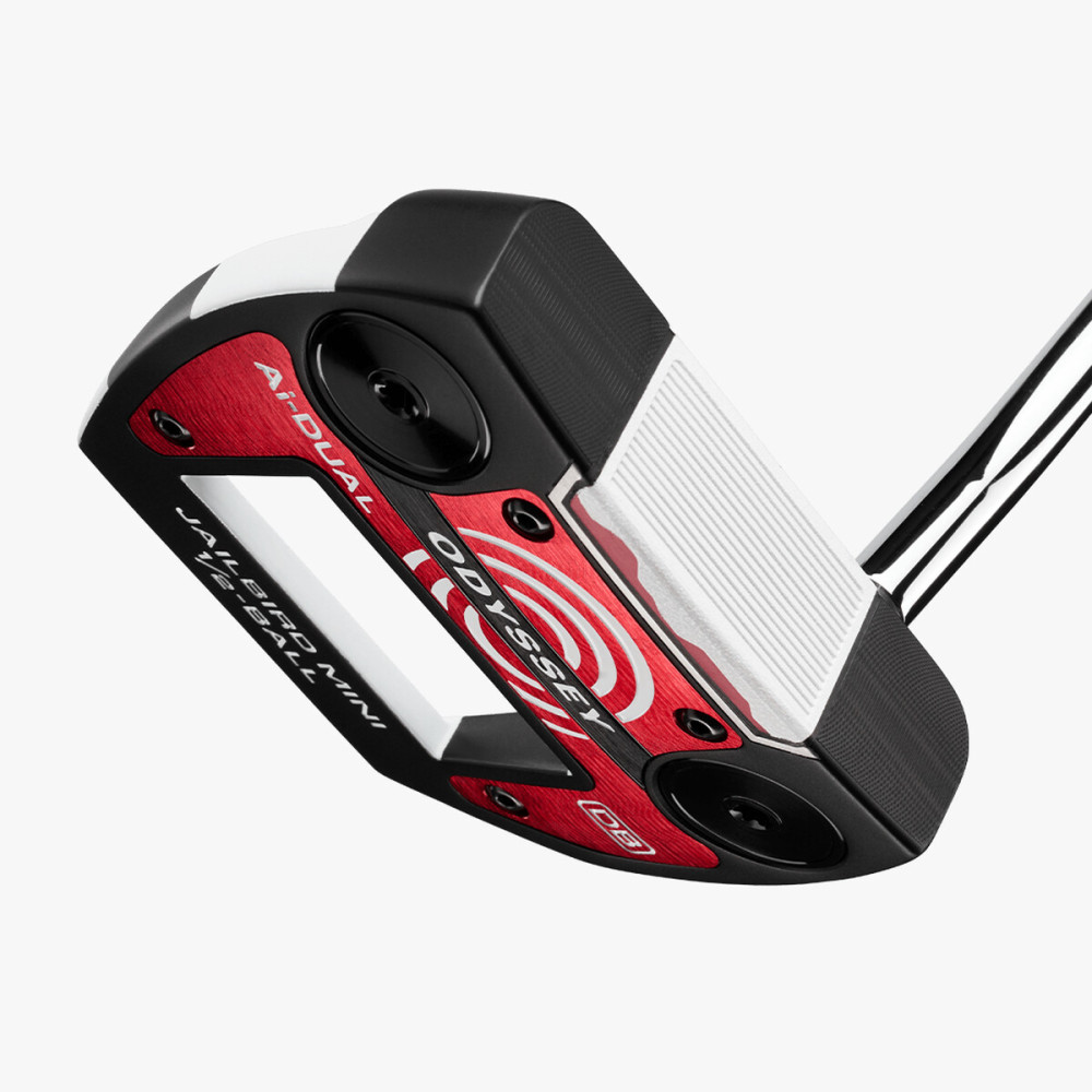 Odyssey Linkshand Putter Ai-DUAL Jailbird Mini ½ Ball Odyssey_AI-DUAL_Jailbird_Mini_1/2_Ball_Putter