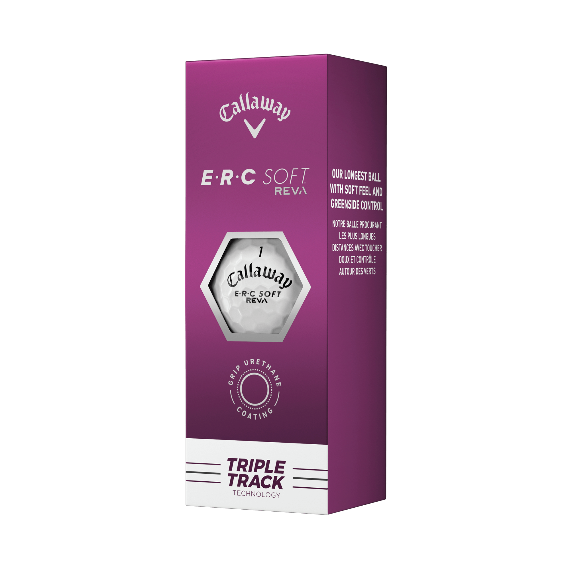 E•R•C Soft REVA Golfbälle (Dutzend) balls-2023-erc-soft-reva-triple-track_1