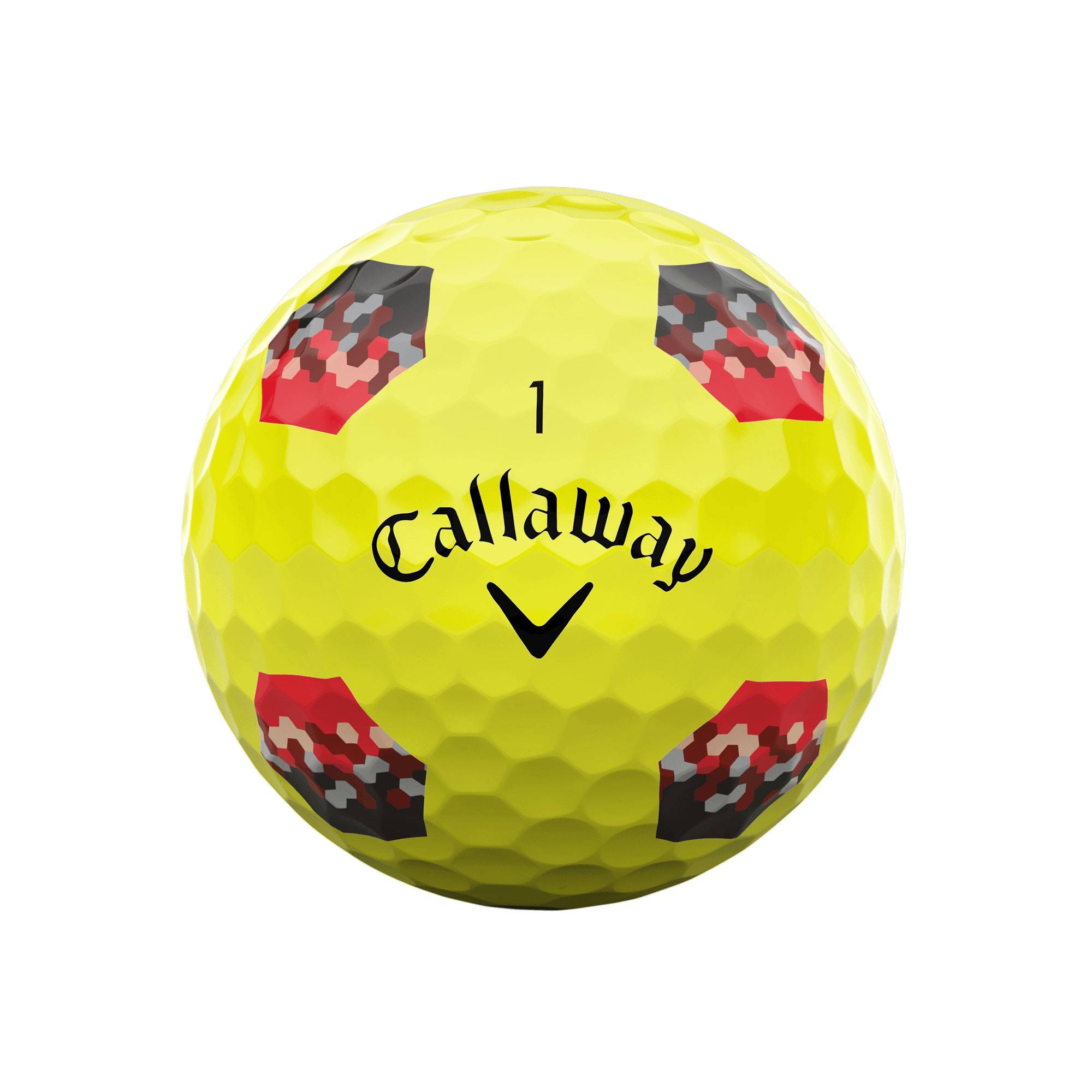 Chrome Tour X TruTrack Yellow Golfbälle balls-chrome-tour-x-trutrack-yellow_1
