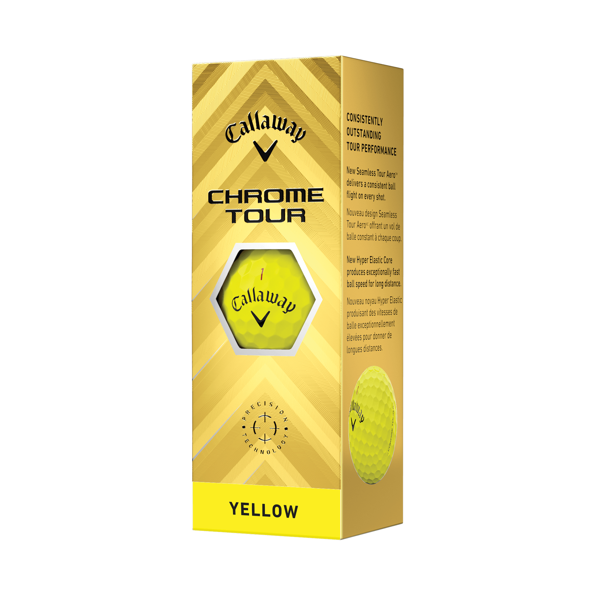 Chrome Tour Yellow Golfbälle balls-chrome-tour-yellow_1