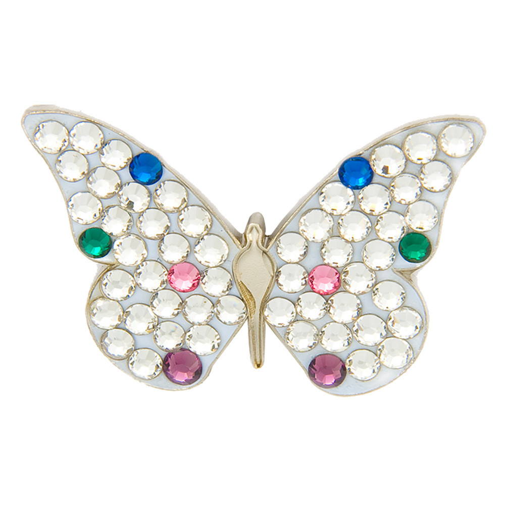 Magnetballmarker Swarovski Schmetterling hell Magnetballmarker_Swarovski_Schmetterling_hell_1