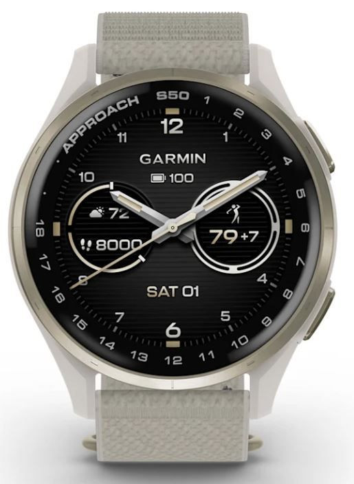 Garmin Approach® S50 Elfenbein/Cremegold Garmin-S50-Elfenbein