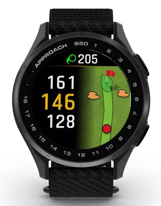 Garmin Approach® S50 Schwarz Aluminium Garmin-S50-Schwarz-Alu