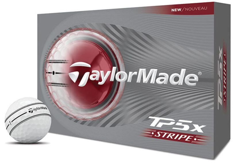 TaylorMade TP 5x Stripe (2026) White TM-TP5x-Stripe-2026-white