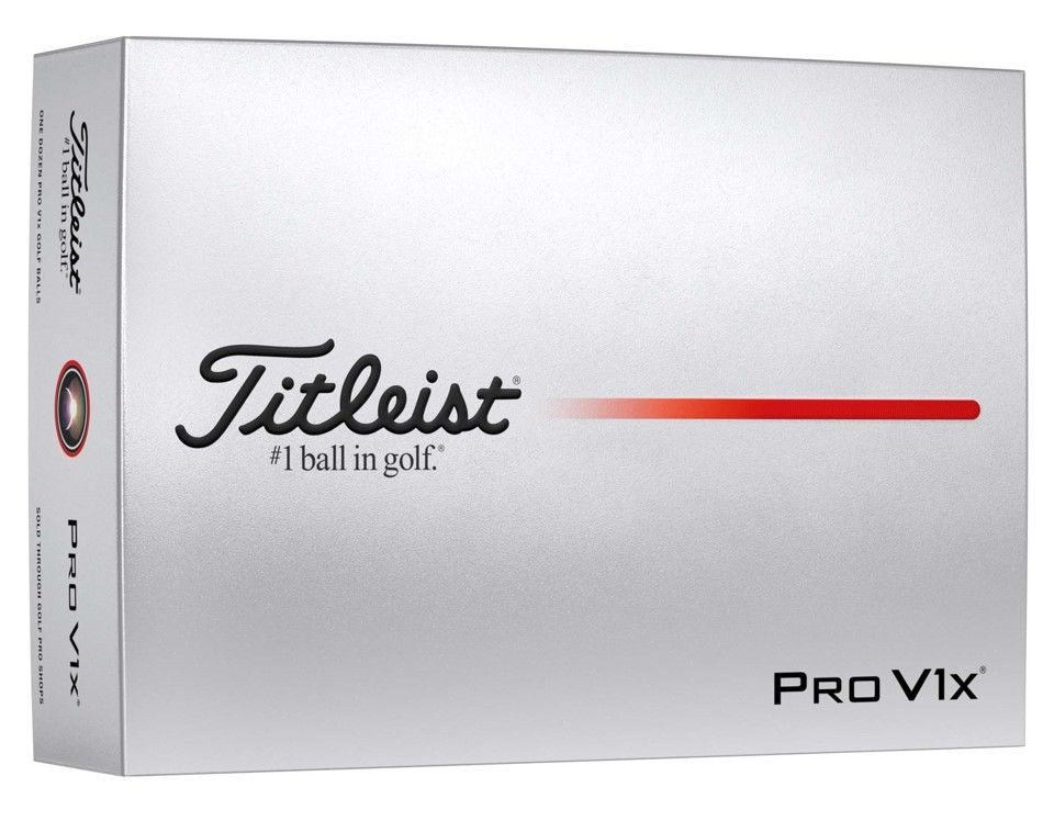 Titleist Pro V1x (2025) - White Titleist-Pro-V1X_1-4_white_2025