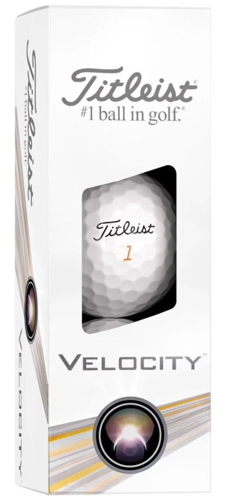 Titleist Velocity - weiss Titleist-Velocity-white
