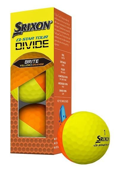 Srixon Q-Star Tour Divide - Orange-Gelb 10345403