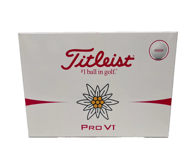 Titleist Pro V1 Limited Suisse Edition T2029S-PA-SW A
