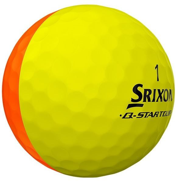Srixon Q-Star Tour Divide - Orange-Gelb 10345403