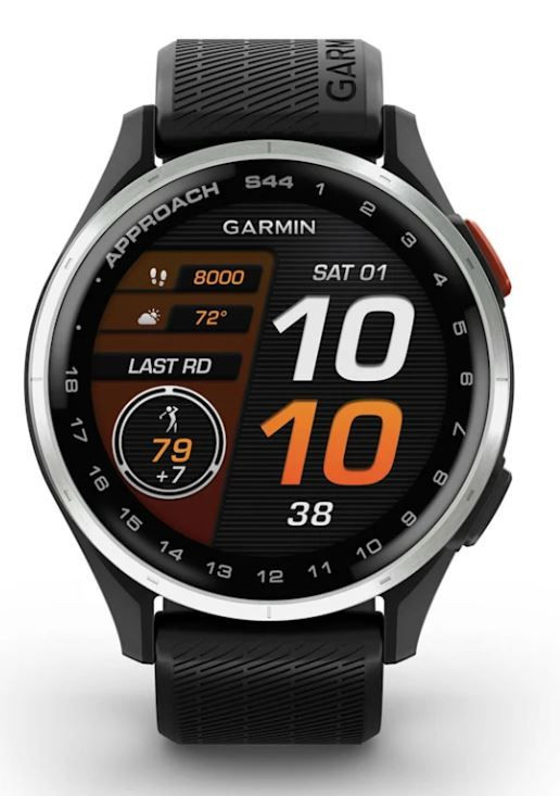 Garmin Approach® S44 Schwarz/Aluminium Garmin-S44-Schwarz/Silber-Alu