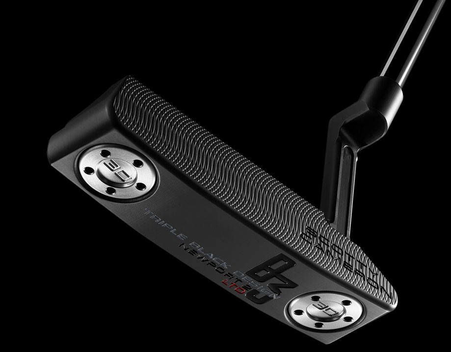 Scotty Cameron B3 TRIPLE BLACK NEWPORT 2 - 34" LH - Limited SC-B3-BBB-NP2-34LH