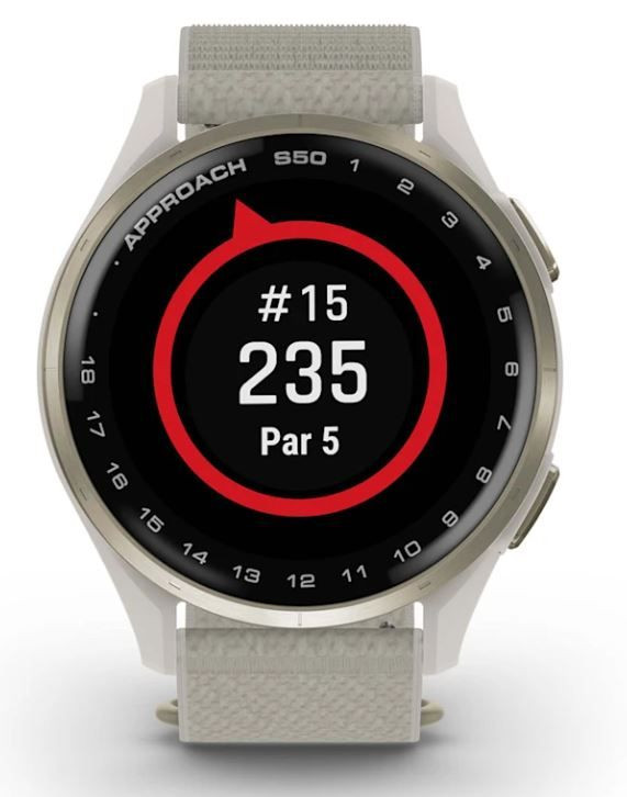 Garmin Approach® S50 Elfenbein/Cremegold Garmin-S50-Elfenbein