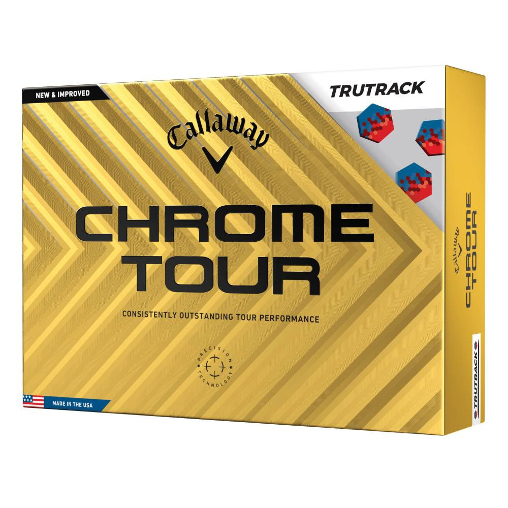 Chrome Tour TruTrack Golfbälle balls-chrome-tour-trutrack_white