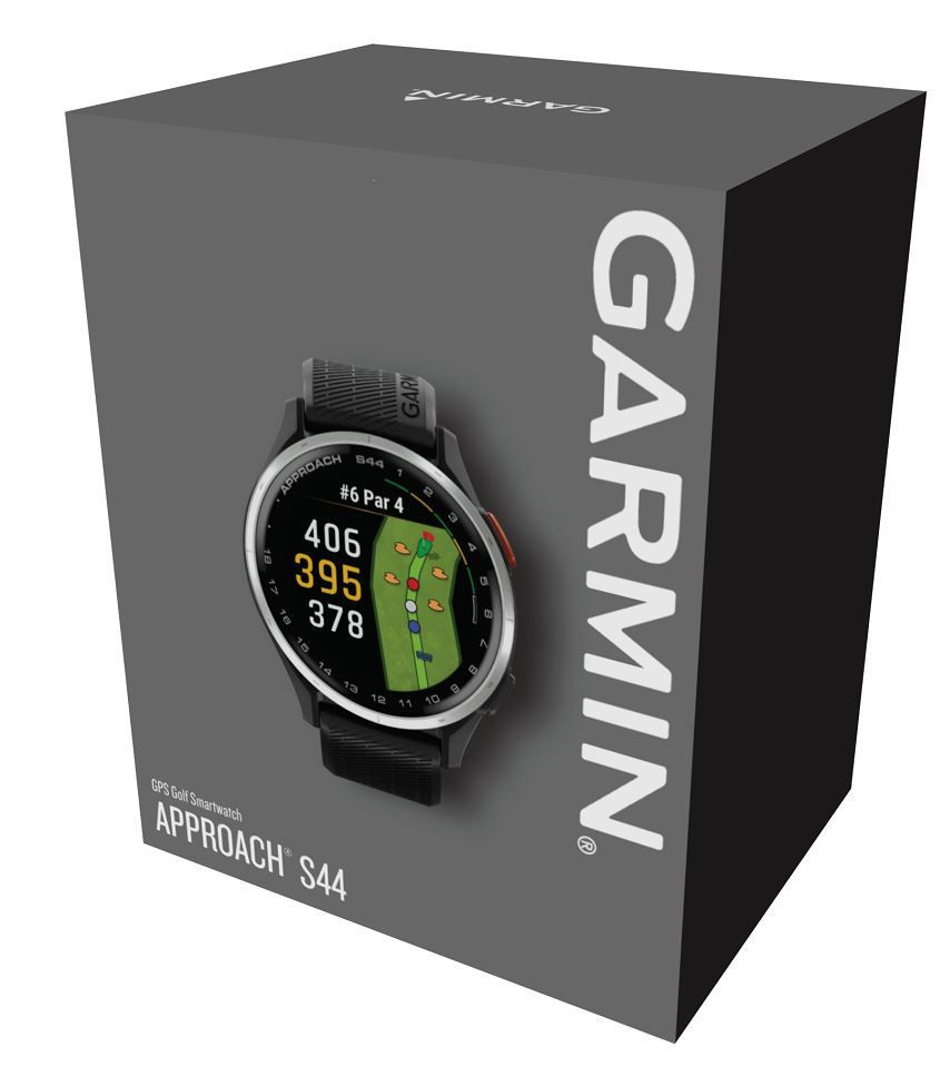 Garmin Approach® S44 Schwarz/Aluminium Garmin-S44-Schwarz/Silber-Alu