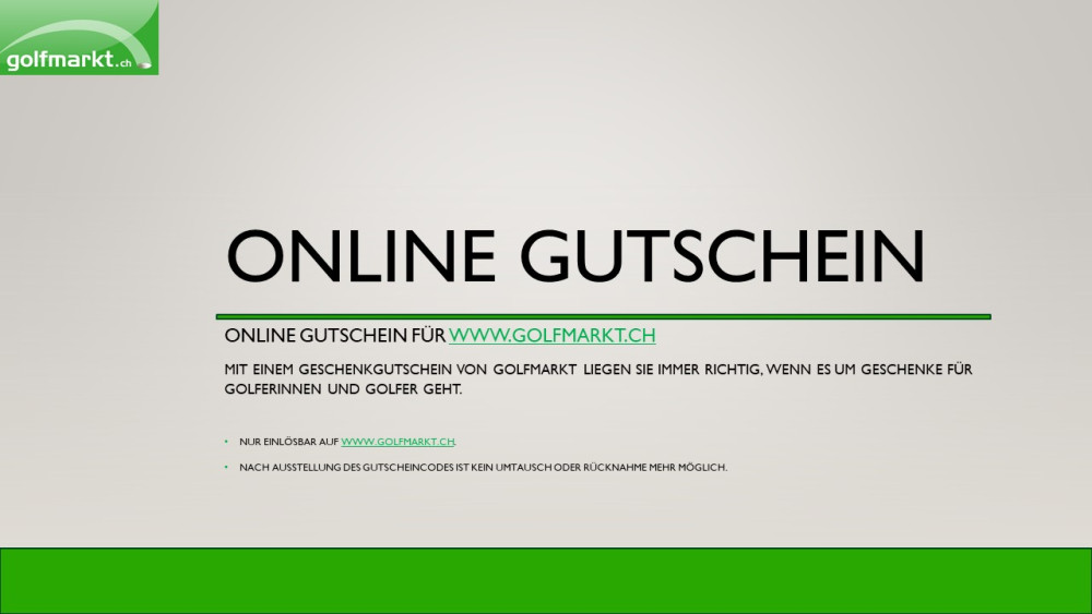 Golfmarkt.ch Gutschein 100.- Golfmarkt-Gutschein-100