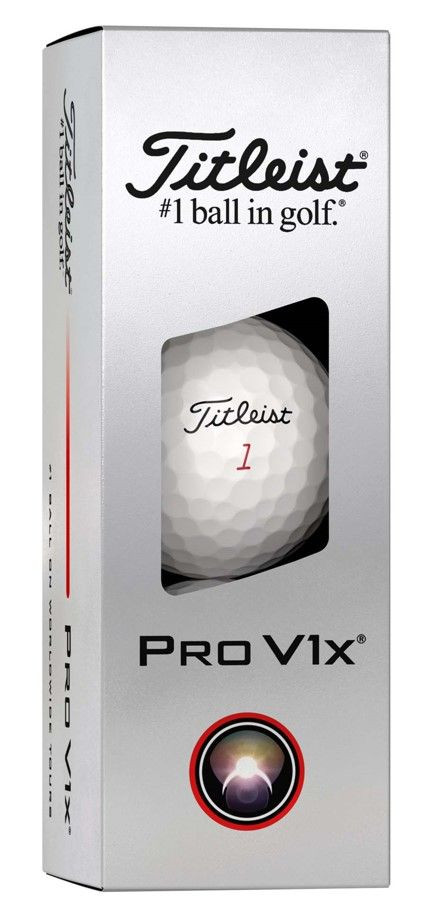 Titleist Pro V1x (2025) - White Titleist-Pro-V1X_1-4_white_2025